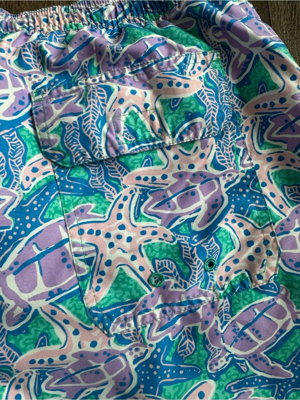 Vineyard Vines Men’s Swim Trunks — Teal, Purple, Pink